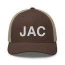 JAC Jackson Hole Airport Code Trucker Hat