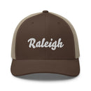 Cursive Raleigh NC Trucker Hat