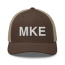 MKE Milwaukee Airport Code Trucker Hat