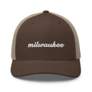 Cursive Milwaukee Trucker Hat