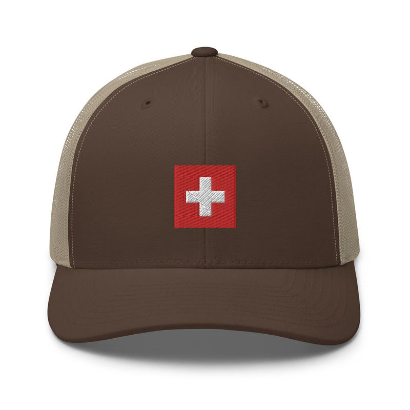 Switzerland Flag Trucker Hat