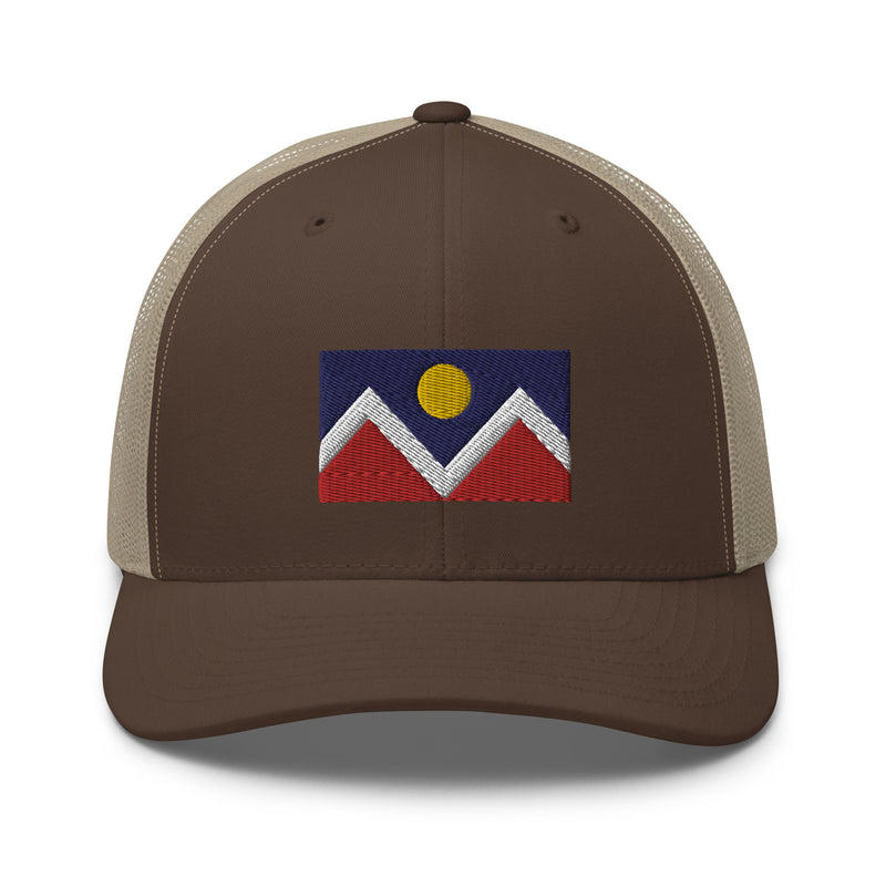 Denver Colorado Flag Trucker Hat