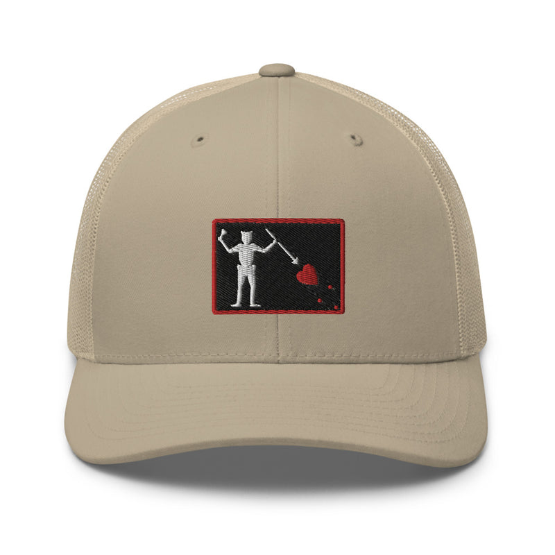 Blackbeard Pirate Flag Trucker Hat