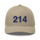 Navy & Gray 214 Dallas Area Code Trucker Hat