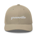 Cursive Greenville SC Trucker Hat