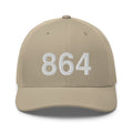 864 Greenville SC Area Code Trucker Hat