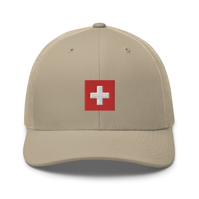 Switzerland Flag Trucker Hat