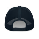 Navy and Orange HOU Houston Airport Trucker Hat