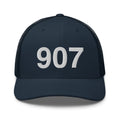 907 Alaska Area Code Trucker Hat