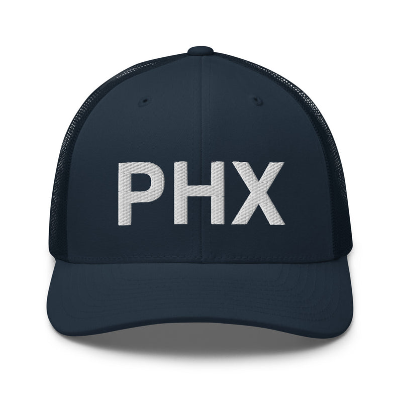 PHX Phoenix Airport Code Trucker Hat