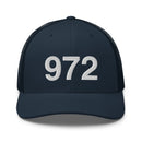 972 Dallas Area Code Trucker Hat