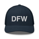 DFW Dallas Fort Worth Airport Code Trucker Hat