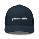 Cursive Greenville SC Trucker Hat