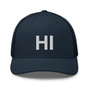 Hawaii HI Trucker Hat.