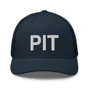 PIT Pittsburgh Airport Code Trucker hat