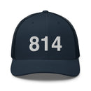 814 Erie Area Code Trucker Hat