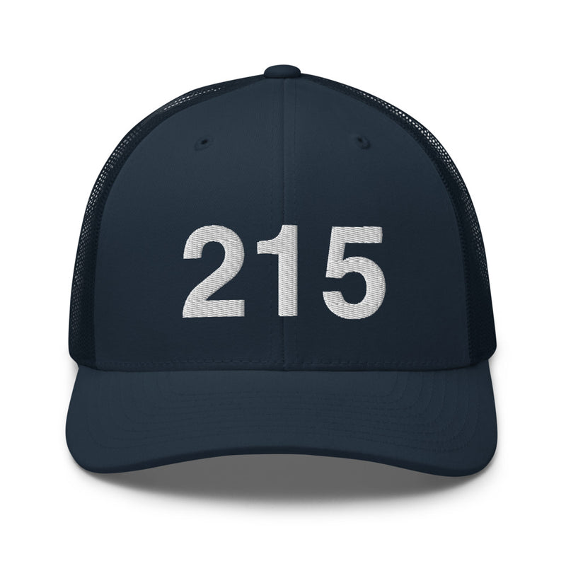 215 Philadelphia Area Code Trucker Hat