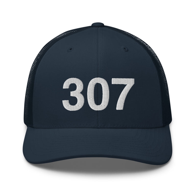 307 Wyoming Area Code Trucker Hat