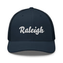 Cursive Raleigh NC Trucker Hat