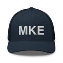 MKE Milwaukee Airport Code Trucker Hat