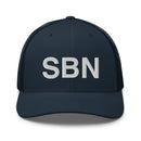 SBN South Bend Airport Code Trucker Hat