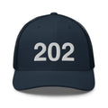 202 Washington DC Area Code Trucker Hat