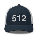 512 Austin Area Code Trucker Hat