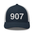 907 Alaska Area Code Trucker Hat