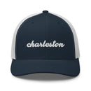 Cursive Charleston SC Trucker Hat