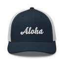 Cursive Aloha Trucker Hat
