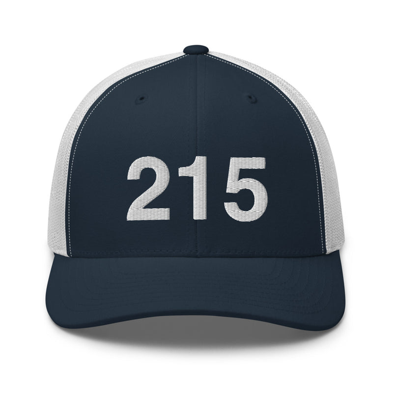 215 Philadelphia Area Code Trucker Hat