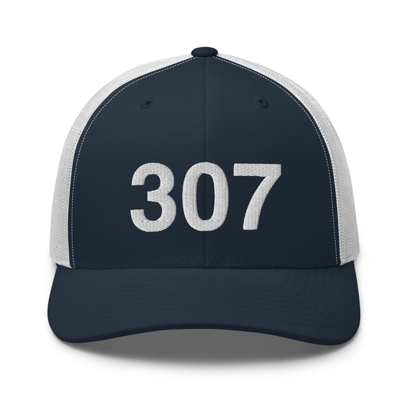 307 Wyoming Area Code Trucker Hat