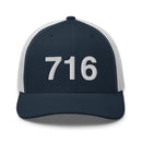 716 Buffalo NY Area Code Trucker Hat
