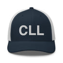 CLL College Station Airport Code Trucker Hat