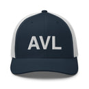 AVL Asheville NC Airport Code Trucker Hat