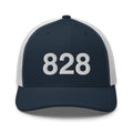 828 Asheville NC Area Code Trucker Hat