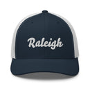Cursive Raleigh NC Trucker Hat