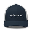 Cursive Milwaukee Trucker Hat