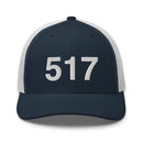 517 Lansing MI Area Code Trucker Hat
