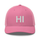 Hawaii HI Trucker Hat.