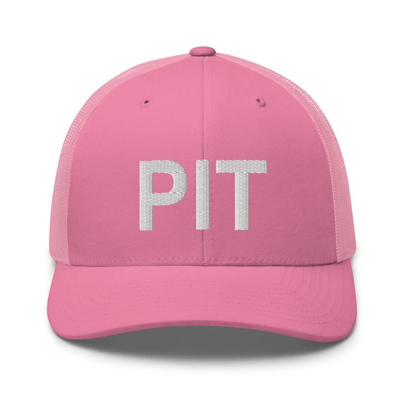 PIT Pittsburgh Airport Code Trucker hat