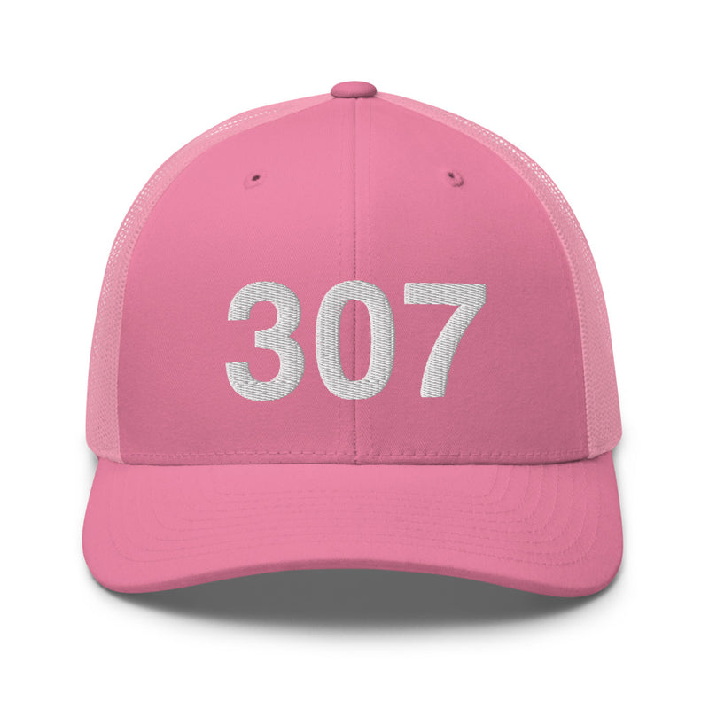 307 Wyoming Area Code Trucker Hat