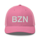 BZN Bozeman Airport Code Trucker Hat