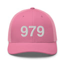 979 College Station Area Code Trucker Hat