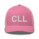 CLL College Station Airport Code Trucker Hat
