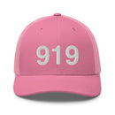 919 Raleigh NC Area Code Trucker Hat