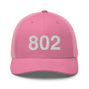 802 Vermont Area Code Trucker Hat