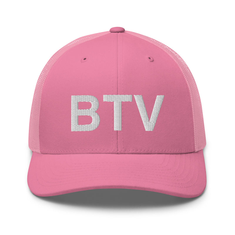 BTV Burlington Airport Code Trucker Hat