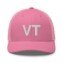 Vermont VT State Abbreviation Trucker Hat