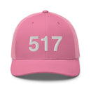 517 Lansing MI Area Code Trucker Hat